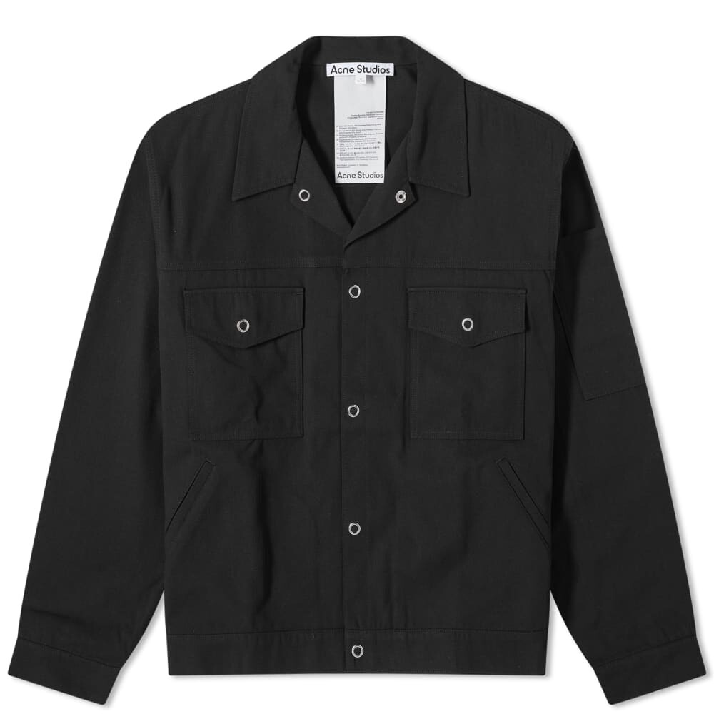 

Твиловая Куртка Acne Studios Ourle, черный