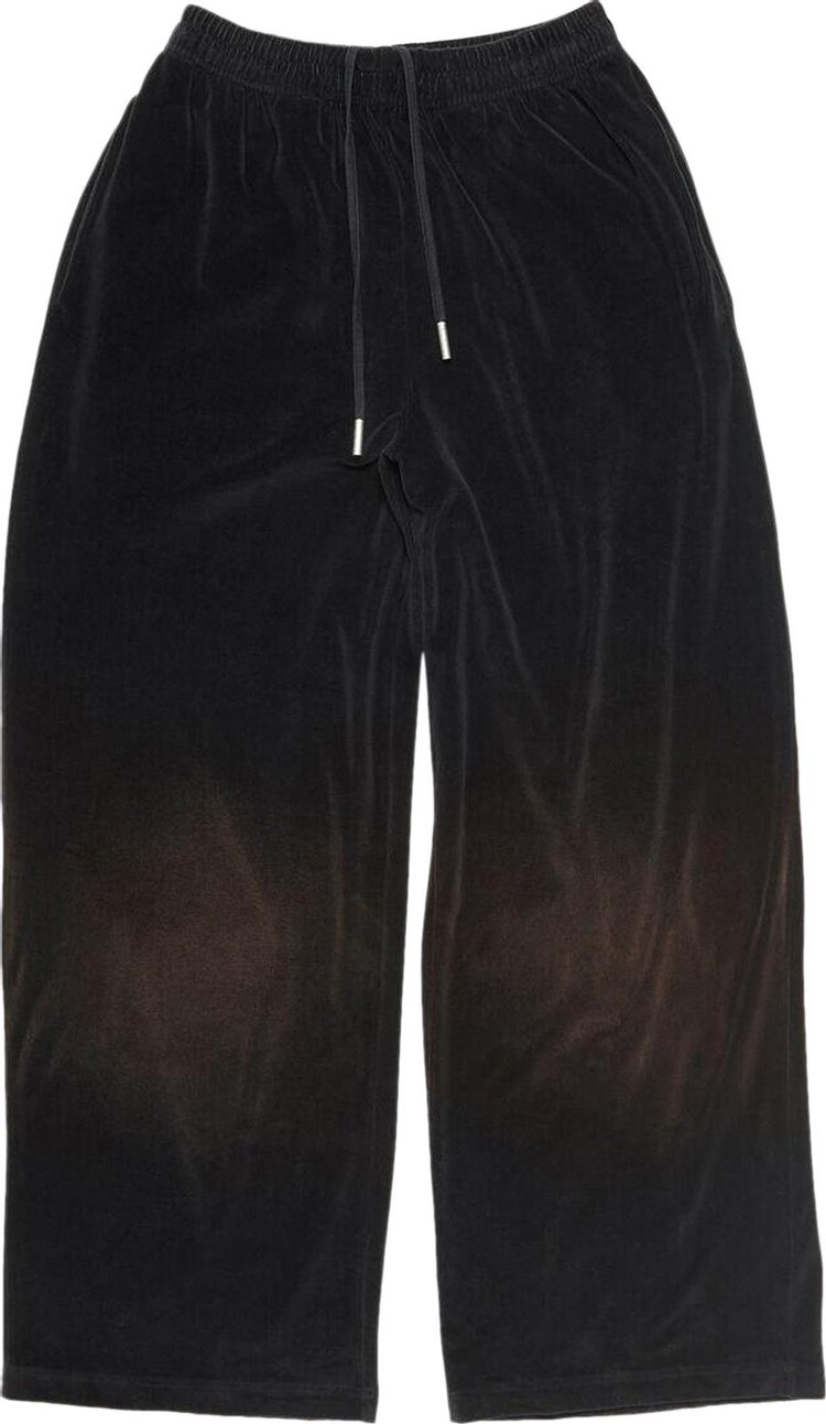 Спортивные брюки Acne Studios Velour 'Black', черный