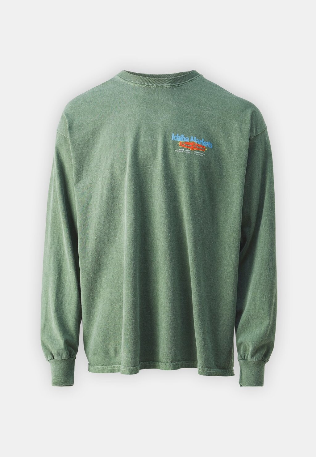 

Футболка с длинным рукавом ICHIBA TEE UNISEX BDG Urban Outfitters, хаки