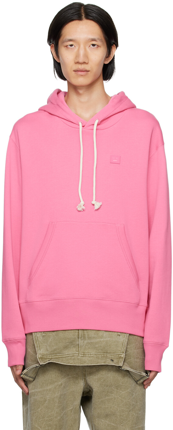 

Розовый яркий худи оверсайз Acne Studios