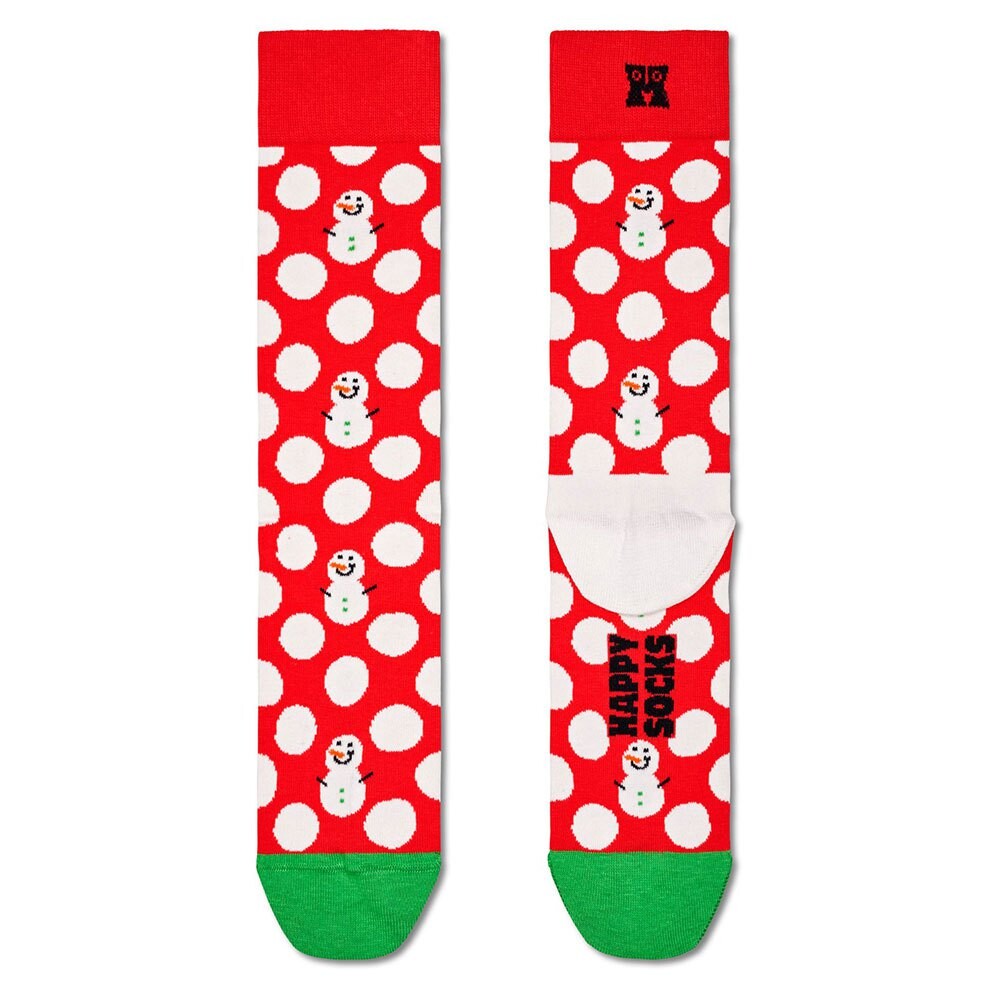 

Носки Happy Big Dot Snowman Half, красный