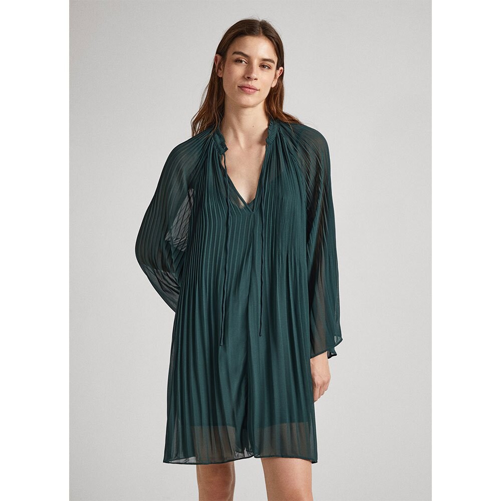 

Короткое платье Pepe Jeans Dunia Long Sleeve, зеленый