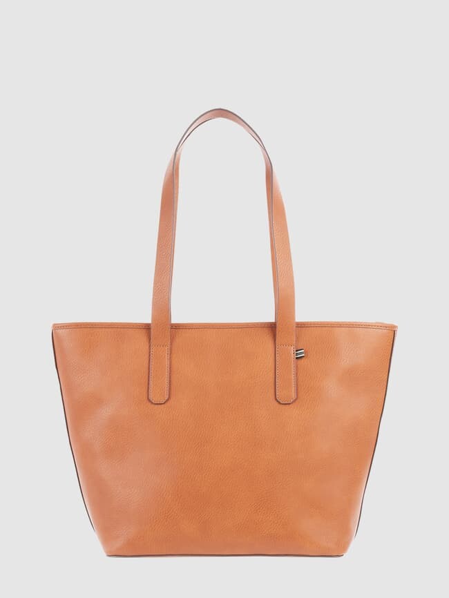 

Шоппер с логотипом Esprit, коньячный цвет