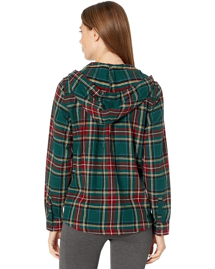 Худи L.L.Bean Scotch Plaid Flannel Relaxed Fit Hoodie, цвет Princess Mary худи quiksilver superswell fleece hoodie цвет buck brown flannel plaid