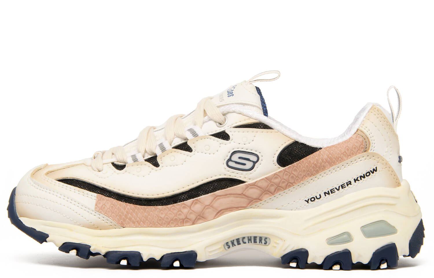 

Кроссовки Skechers D"Lites 1.0 Chunky Sneakers Women's Low-top Beige, бежевый