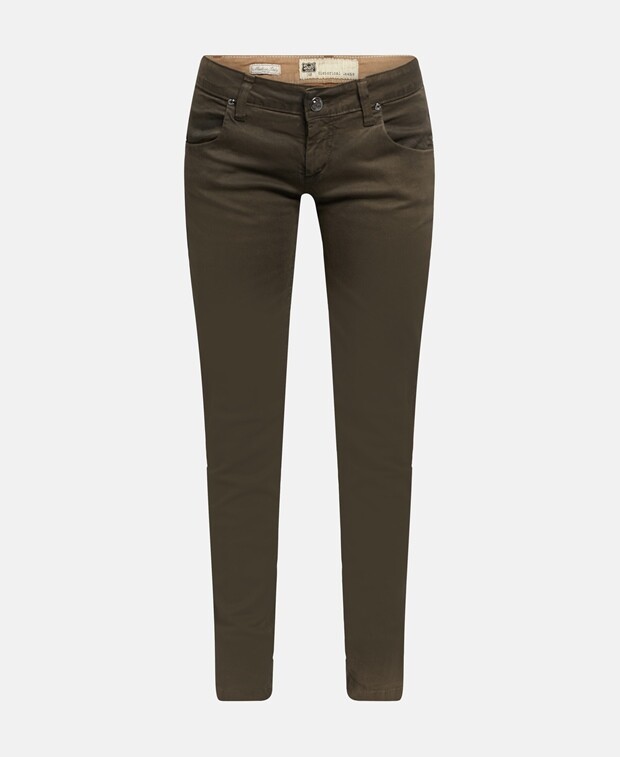 

Джинсы узкого кроя Shaft Jeans, темно коричневый