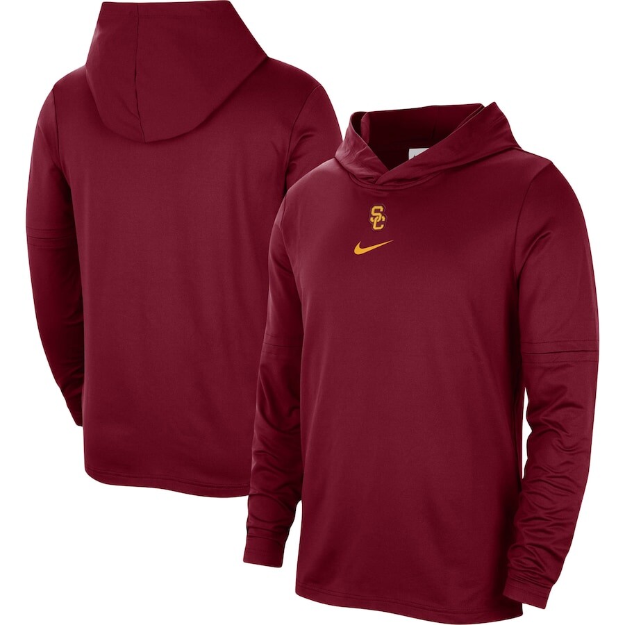 

Футболка с длинным рукавом Nike Usc Trojans, кардинал