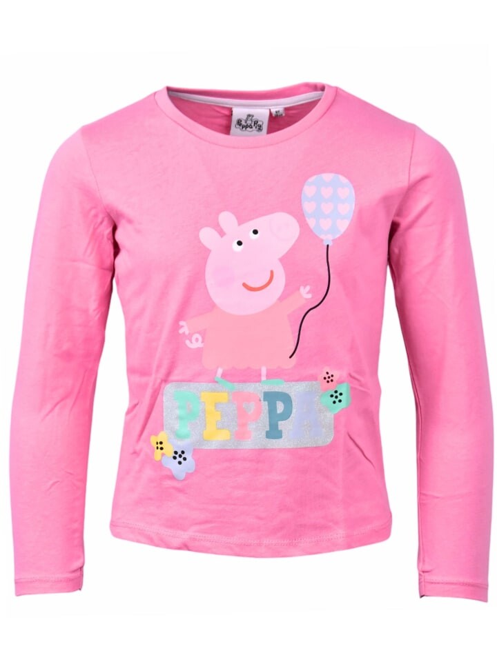 

Рубашка с длинным рукавом Peppa Pig, розовый