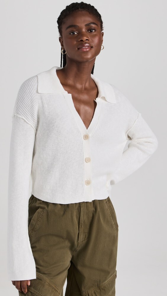 

Рубашка Free People Ella Sweater, слоновая кость