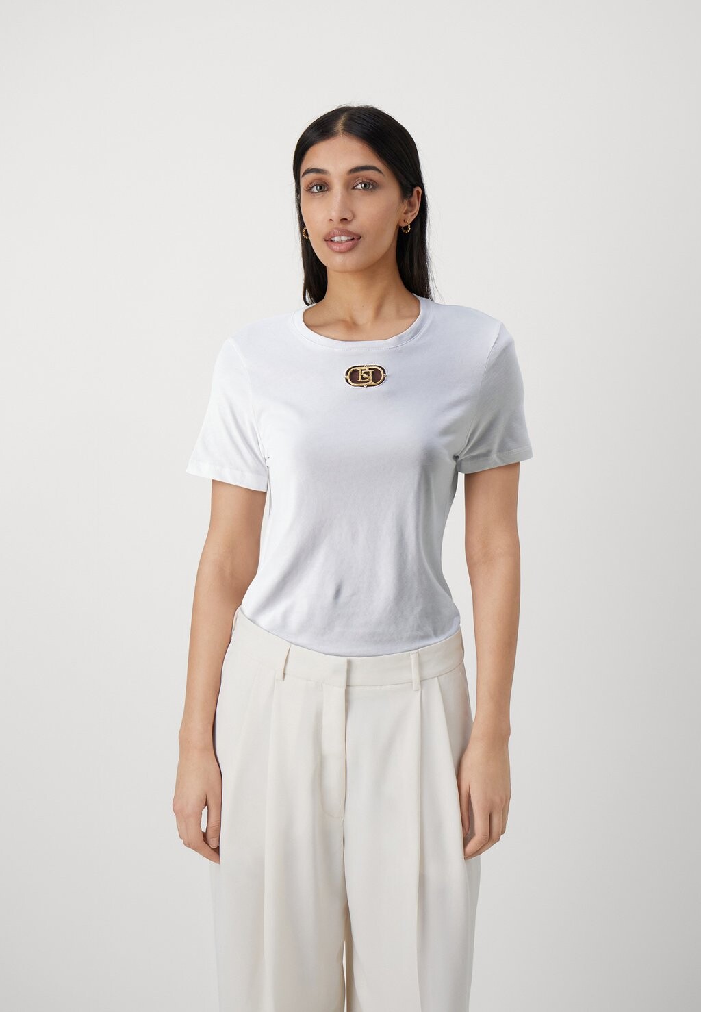 

Футболка с принтом WOMENS Elisabetta Franchi, белый