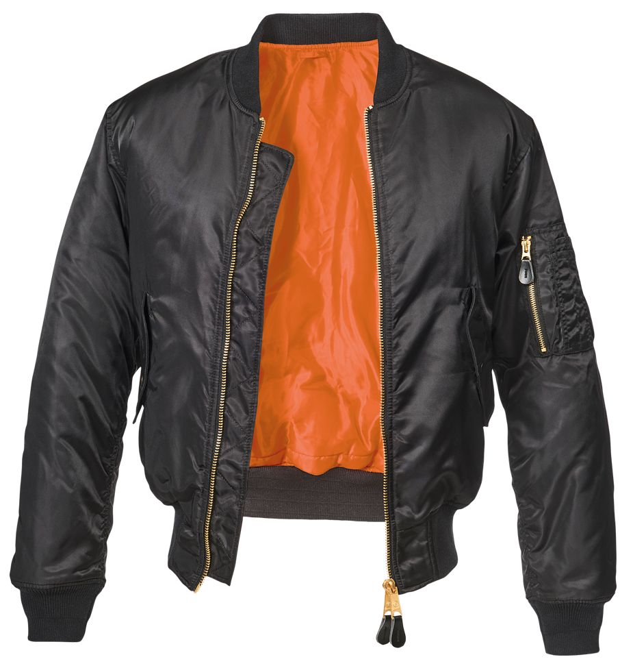 Куртка Brandit Jacke Ma1 Jacket, черный куртка brandit jacke cwu jacket черный