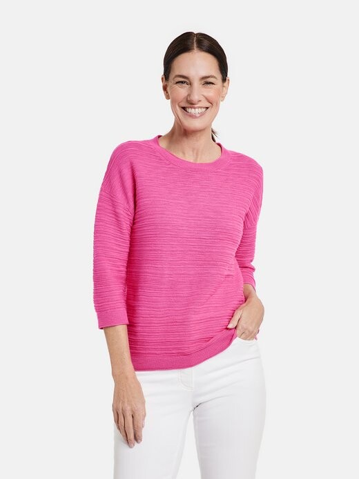 

Свитер с рукавами 3/4 Gerry Weber, розовый