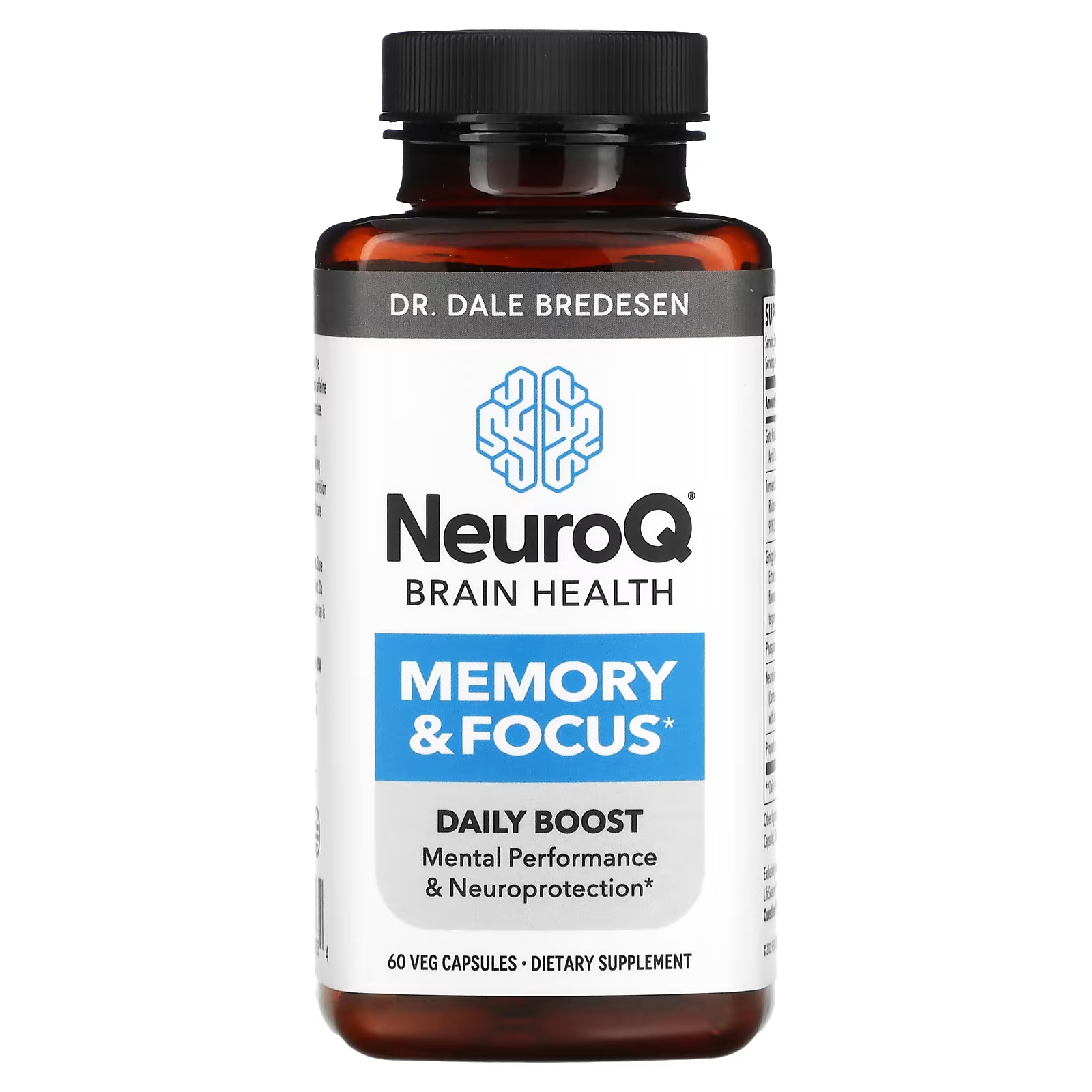 LifeSeasons NeuroQ Brain Health 60 растительных капсул california gold nutrition brain health 60 растительных капсул