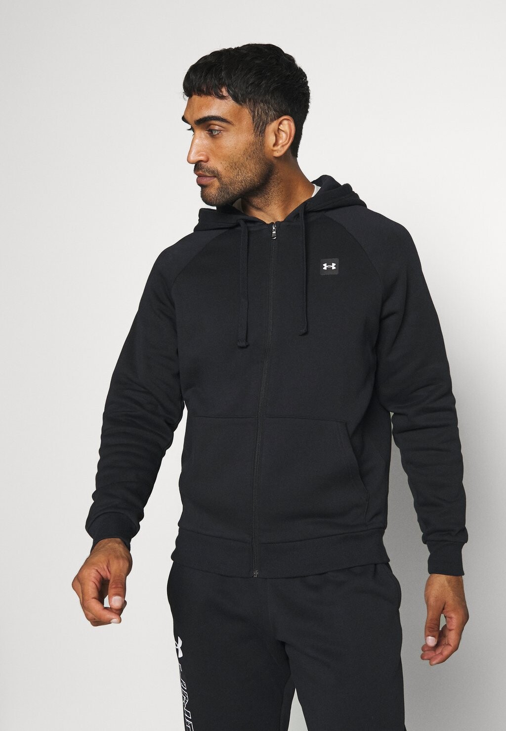 

Толстовка на молнии RIVAL HOODIE Under Armour, черный/белый оникс