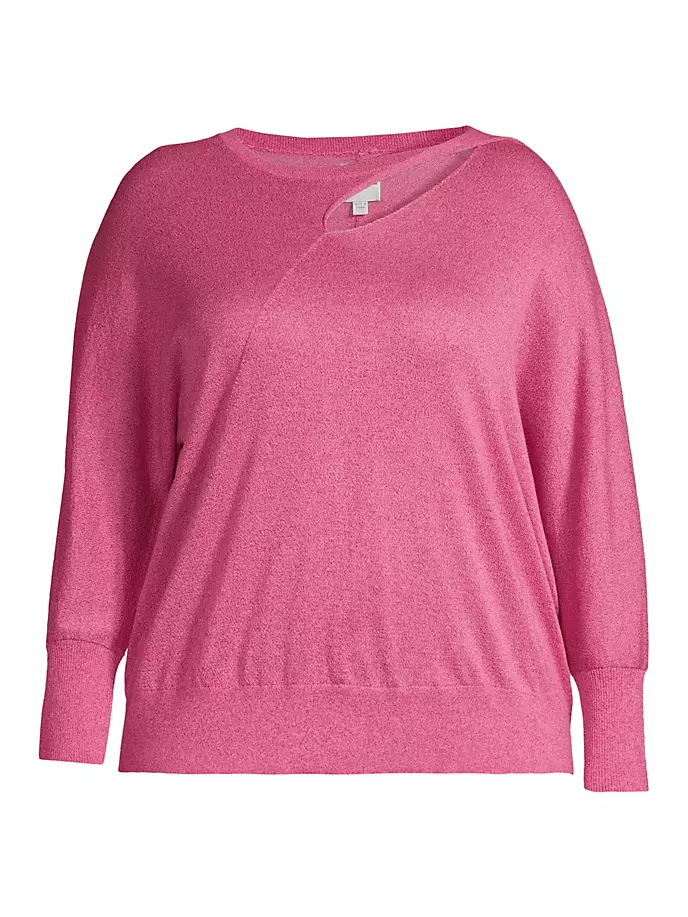 

Свитер с вырезами Nic+Zoe, Plus Size, цвет shocking pink