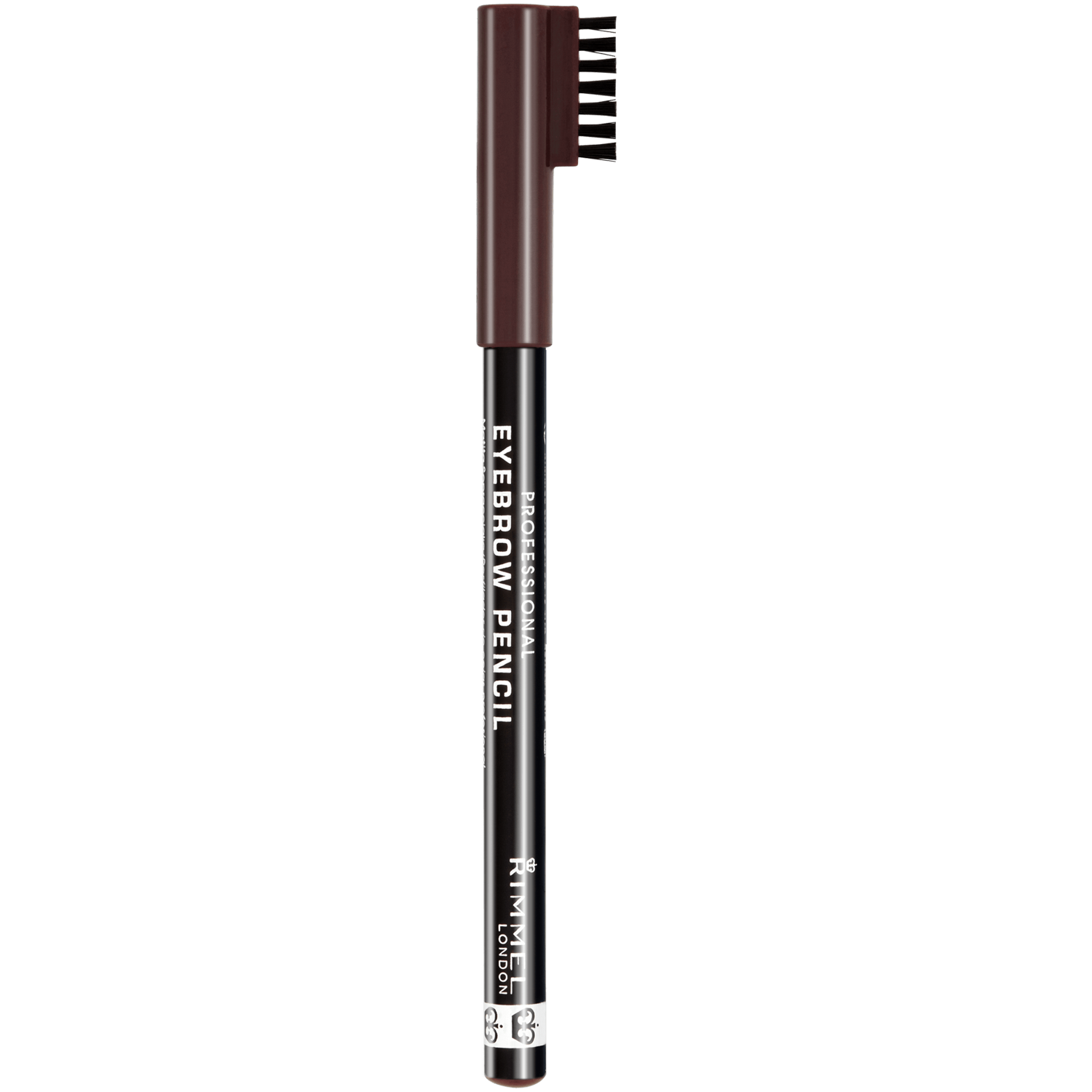 карандаш для бровей revolution pro карандаш для бровей контурный со щеточкой rockstar brow styler Карандаш для бровей с расческой темно-коричневый 0 Rimmel Professional, 1 гр