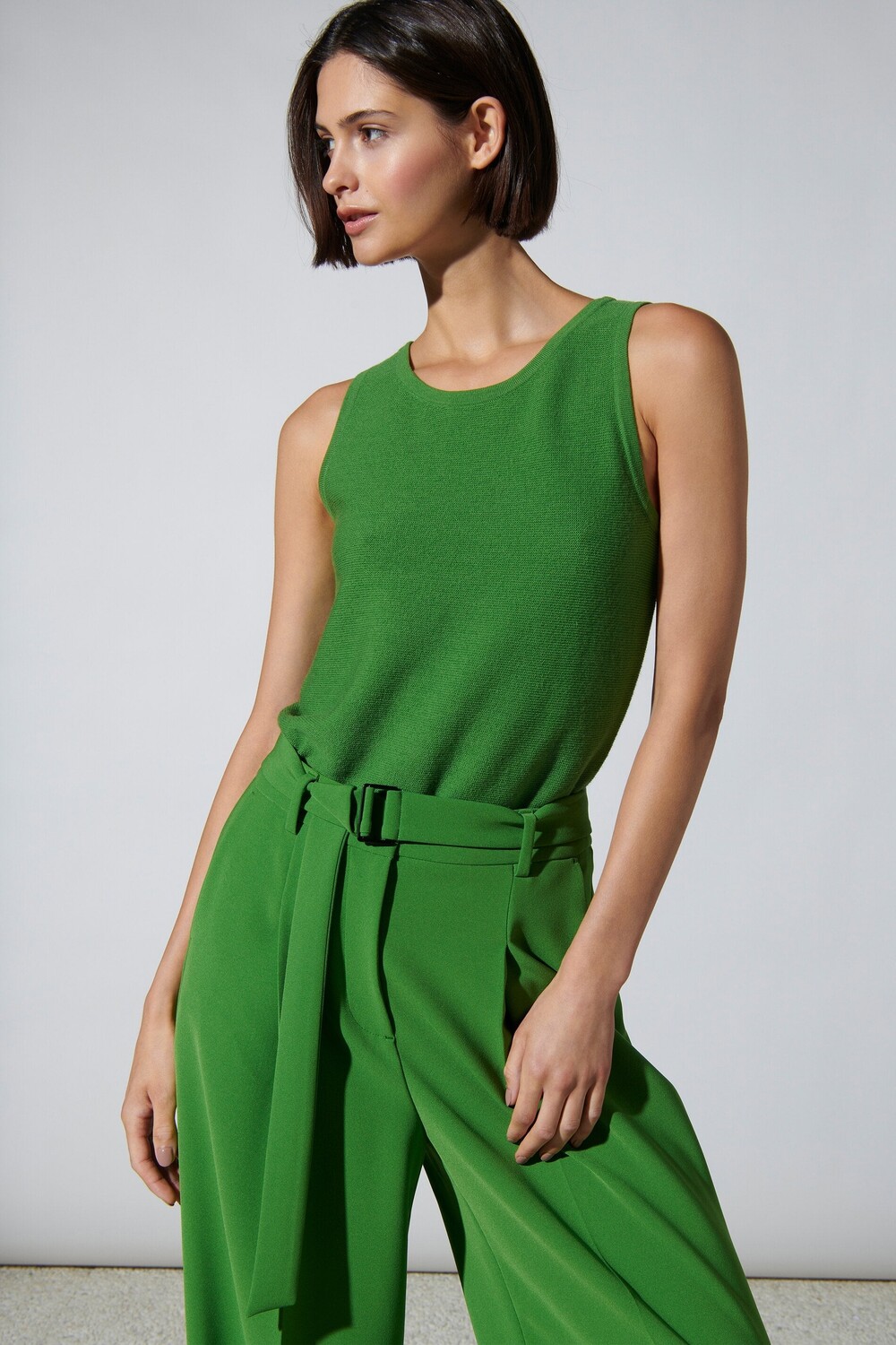 

Майка из смесовой шерсти. LUISA CERANO, цвет bold green