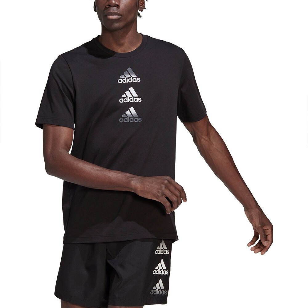 

Футболка adidas D2M Logo, черный