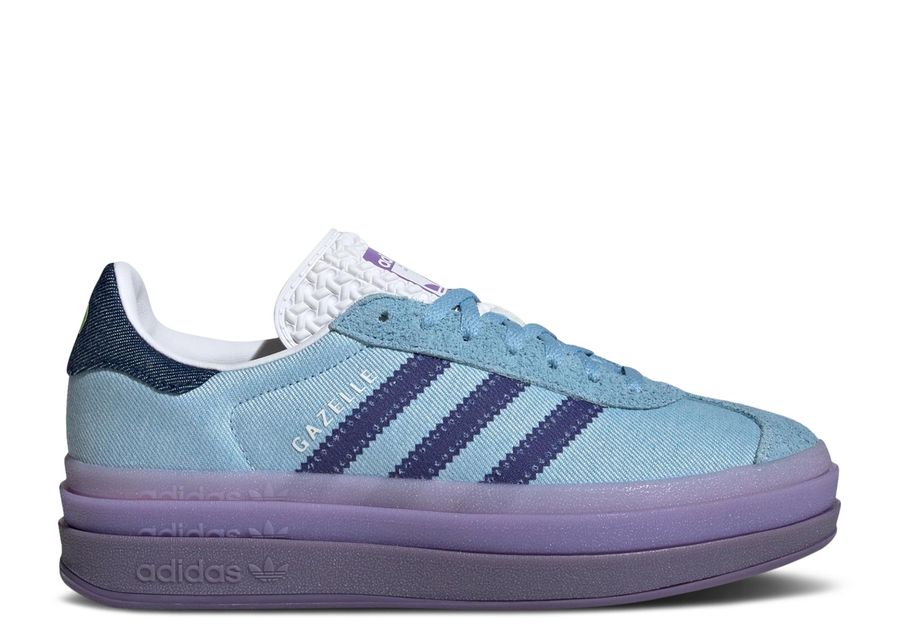 

Кроссовки adidas KSENIASCHNAIDER X Wmns Gazelle Bold, цвет Blue Denim