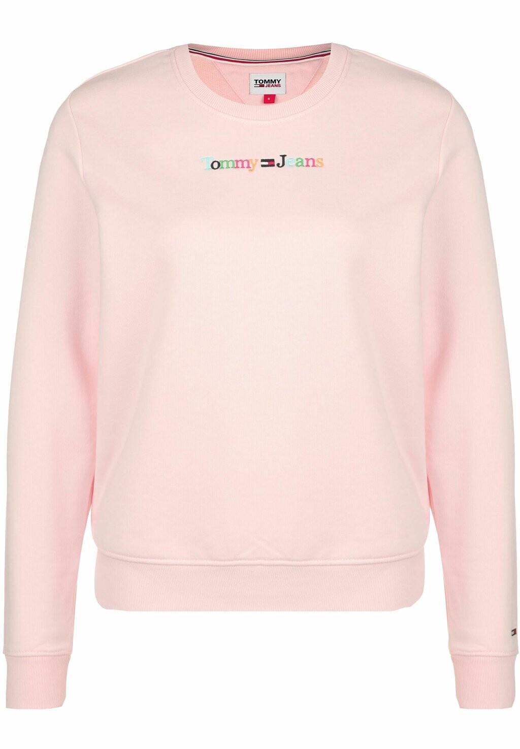 

Свитшот Tommy Jeans, бледно-розовый