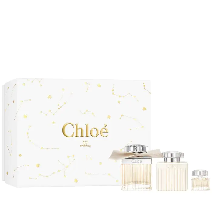 Женская туалетная вода Signature Eau de Parfum Set de Navidad para mujer Chloe, EDP 75 ml + Body Lotion 100 ml + Mini