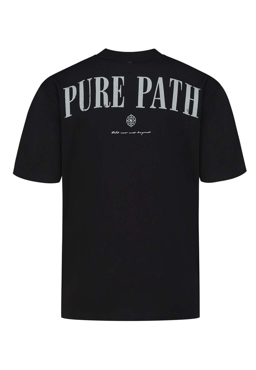 

Футболка с принтом OVERSIZED FIT CREWNECK SS Pure Path, черный