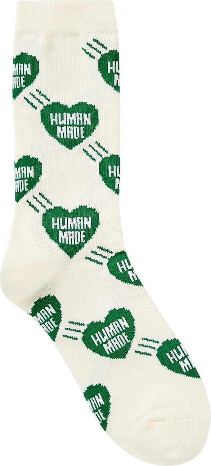 

Носки Human Made Heart 'Green', зеленый