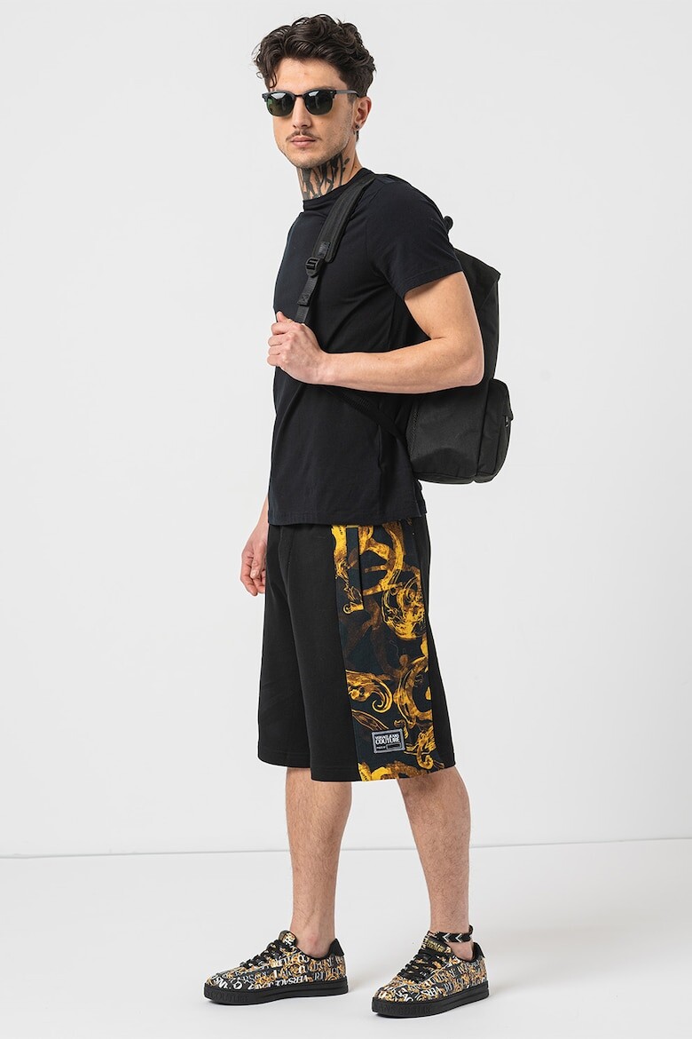 

Спортивные шорты с логотипом Versace Jeans Couture, черный