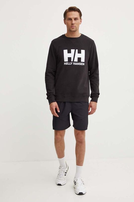 

Хлопковая толстовка Helly Hansen, черный