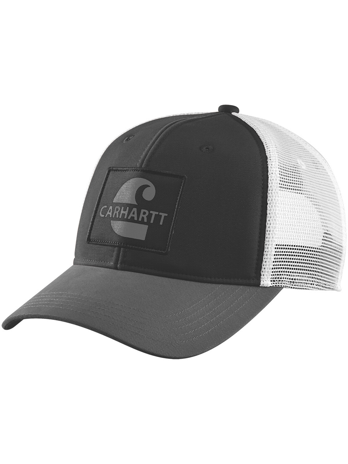 Кепка CARHARTT Cap Canvas Mesh Core, черный цена и фото