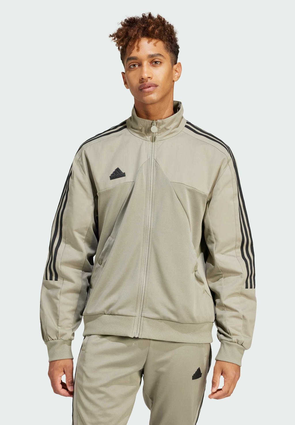 

Спортивная куртка Tiro Mix Track adidas Sportswear, цвет silver pebble