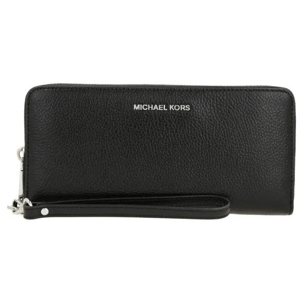 

Кожаный кошелек Jet Set Michael Kors, черный