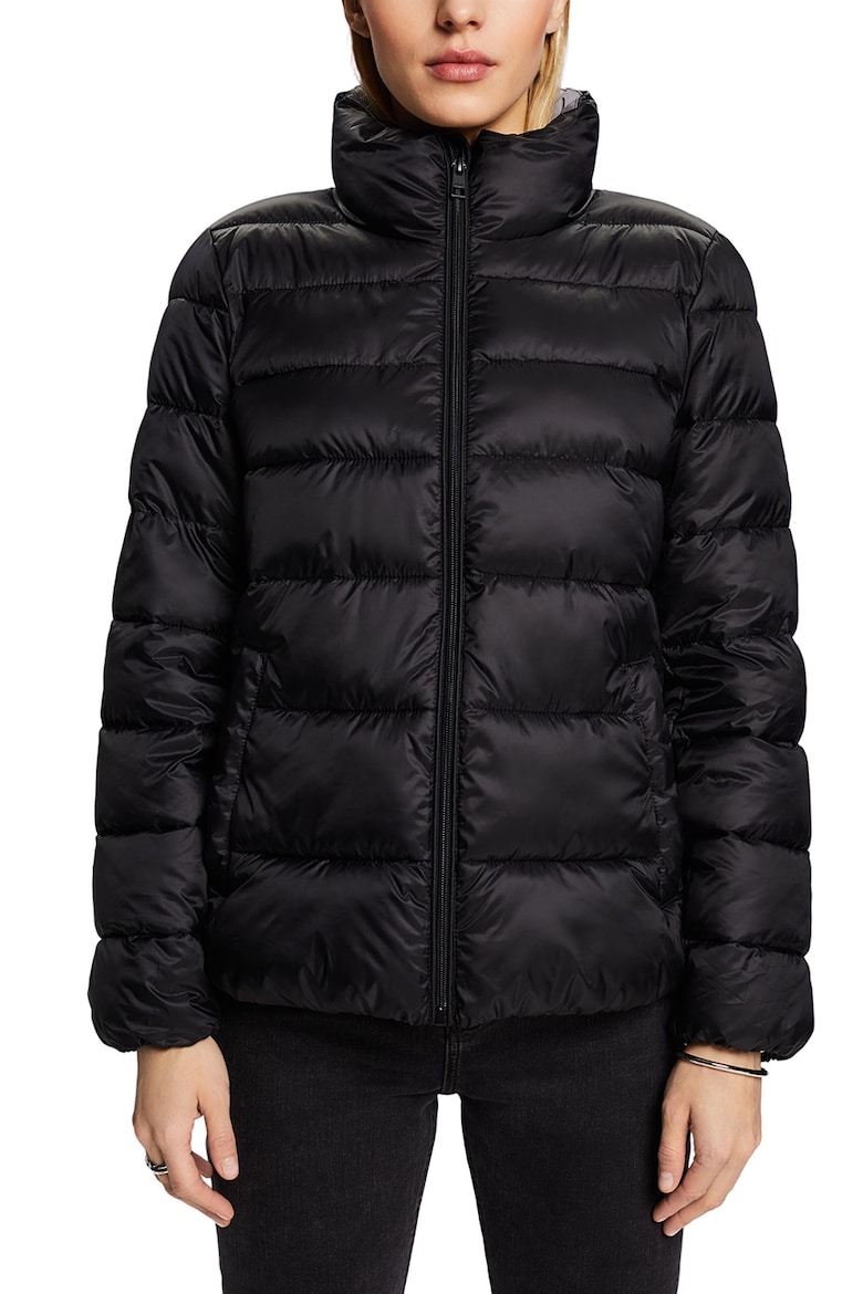 Стеганая зимняя куртка Esprit, черный