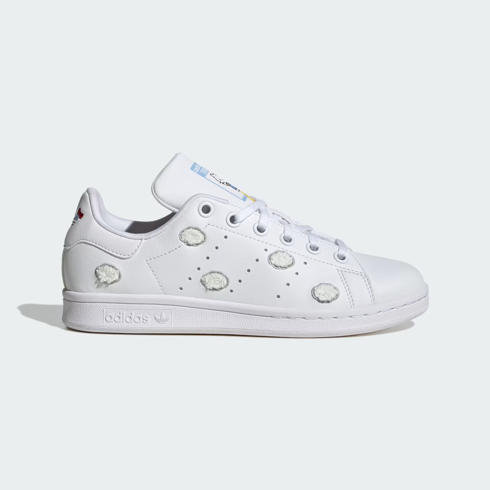 

Кроссовки x Hello Kitty Stan Smith для детей Adidas, цвет Cloud White/Grey One/Glow Blue