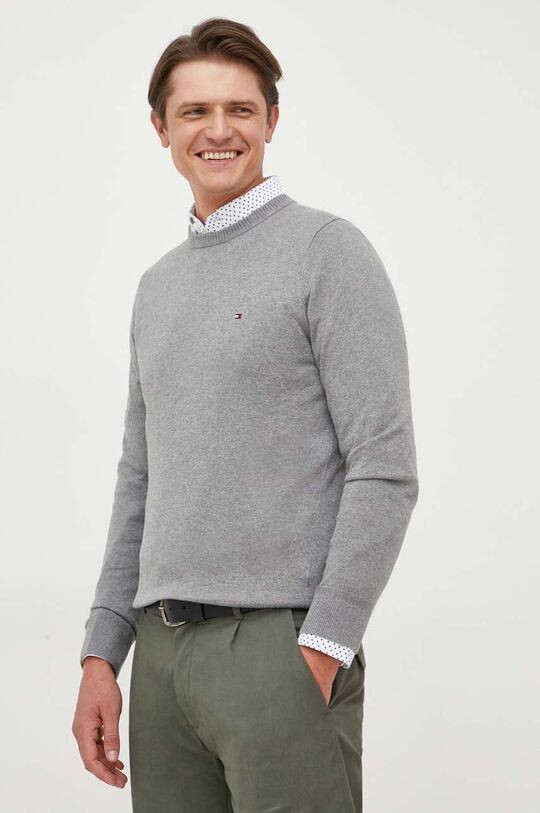 

Свитер из смесового кашемира Tommy Hilfiger, серый