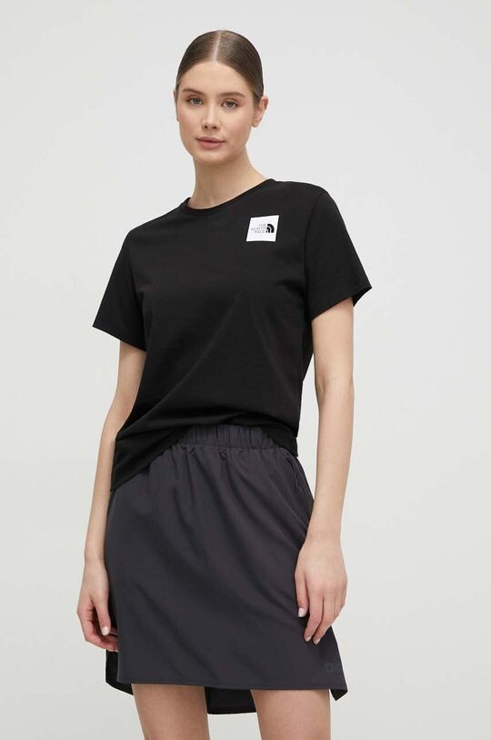 

Хлопковая футболка WS/S Relaxed Fine Tee The North Face, черный