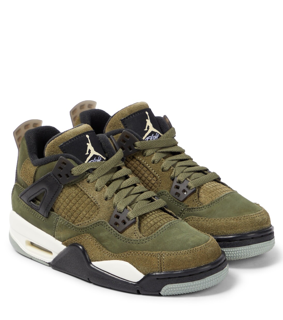 

Кроссовки Jordan 4 Retro SE Craft из кожи Nike, зеленый
