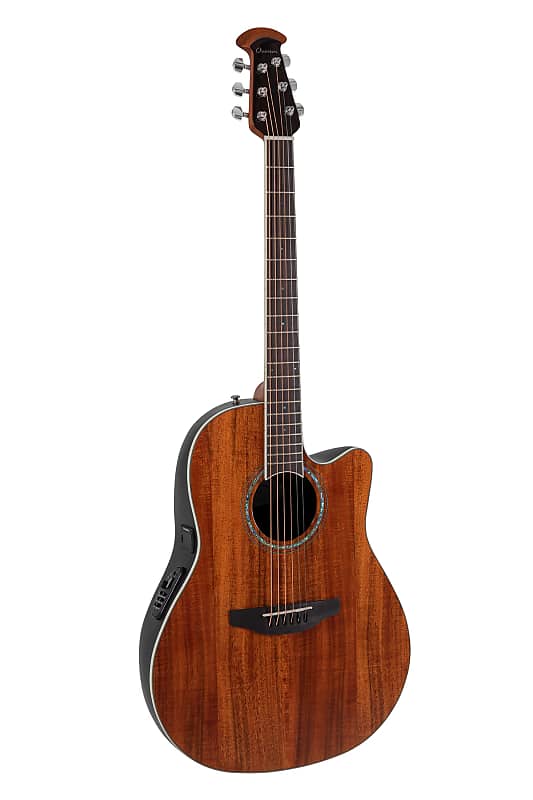 Акустическая гитара Ovation 24P-FKOA-G Celebrity Standard Plus Mid Cutaway Figured Koa E/A Guitar