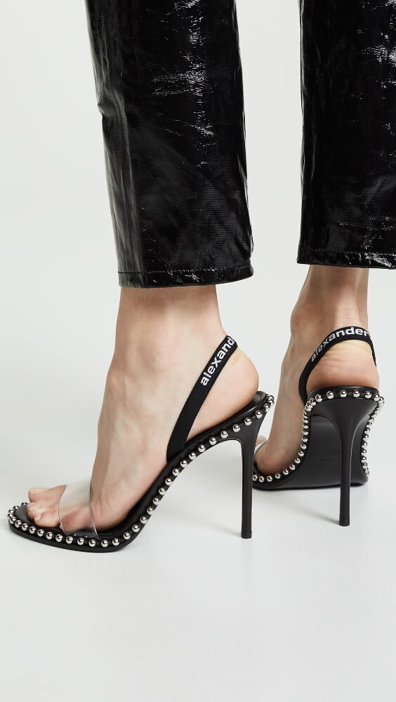 

Сандалии Alexander Wang Nova High Heel, черный