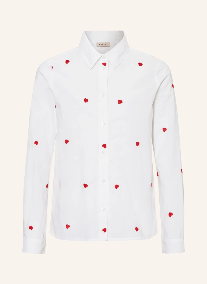 Рубашка-блузка Only, белый