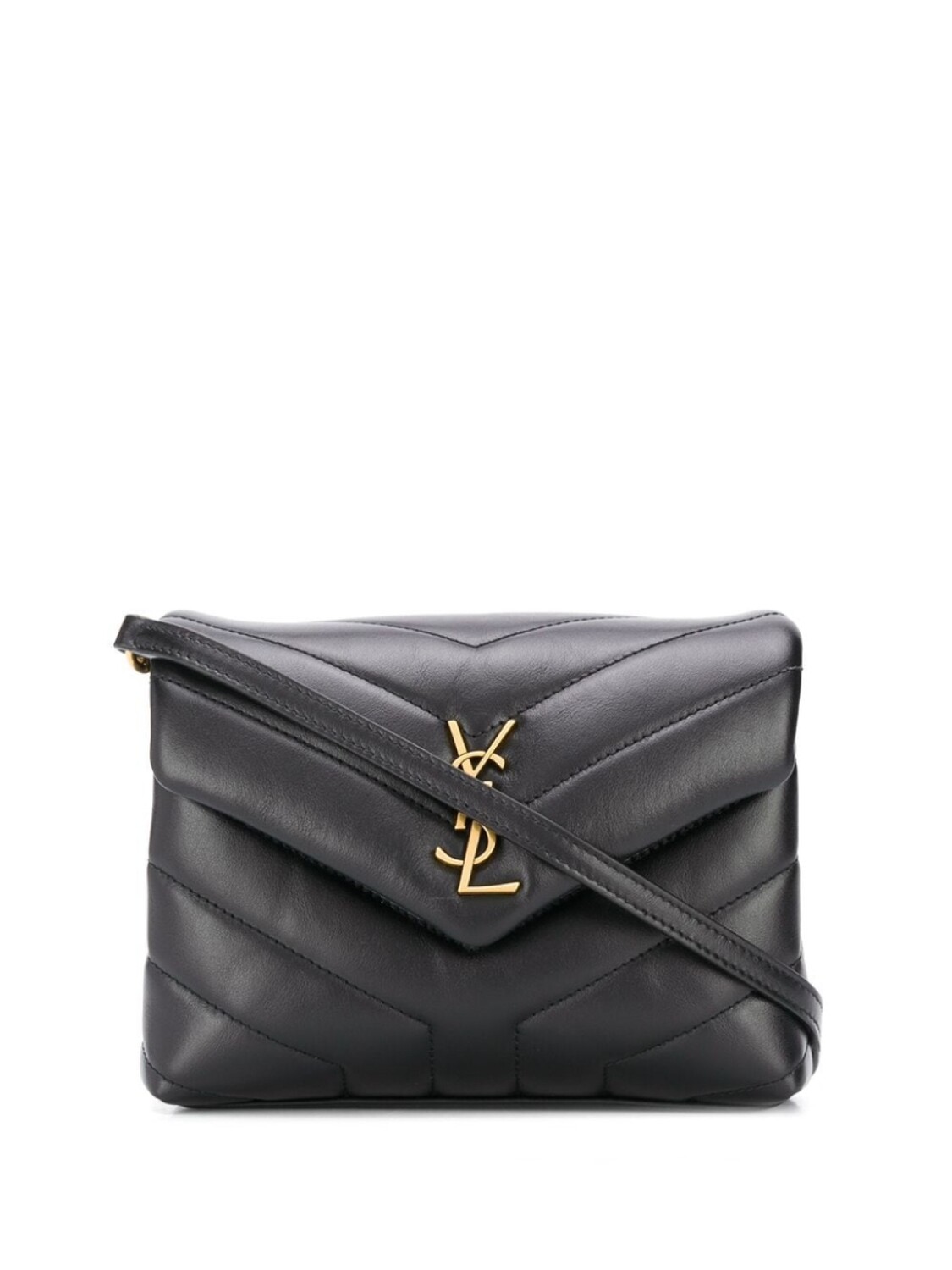 

Saint Laurent сумка через плечо Loulou Toy, черный