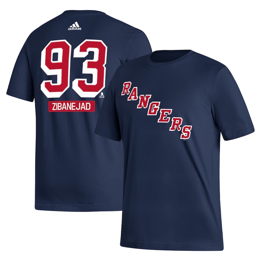 

Футболка с коротким рукавом adidas New York Rangers, нави
