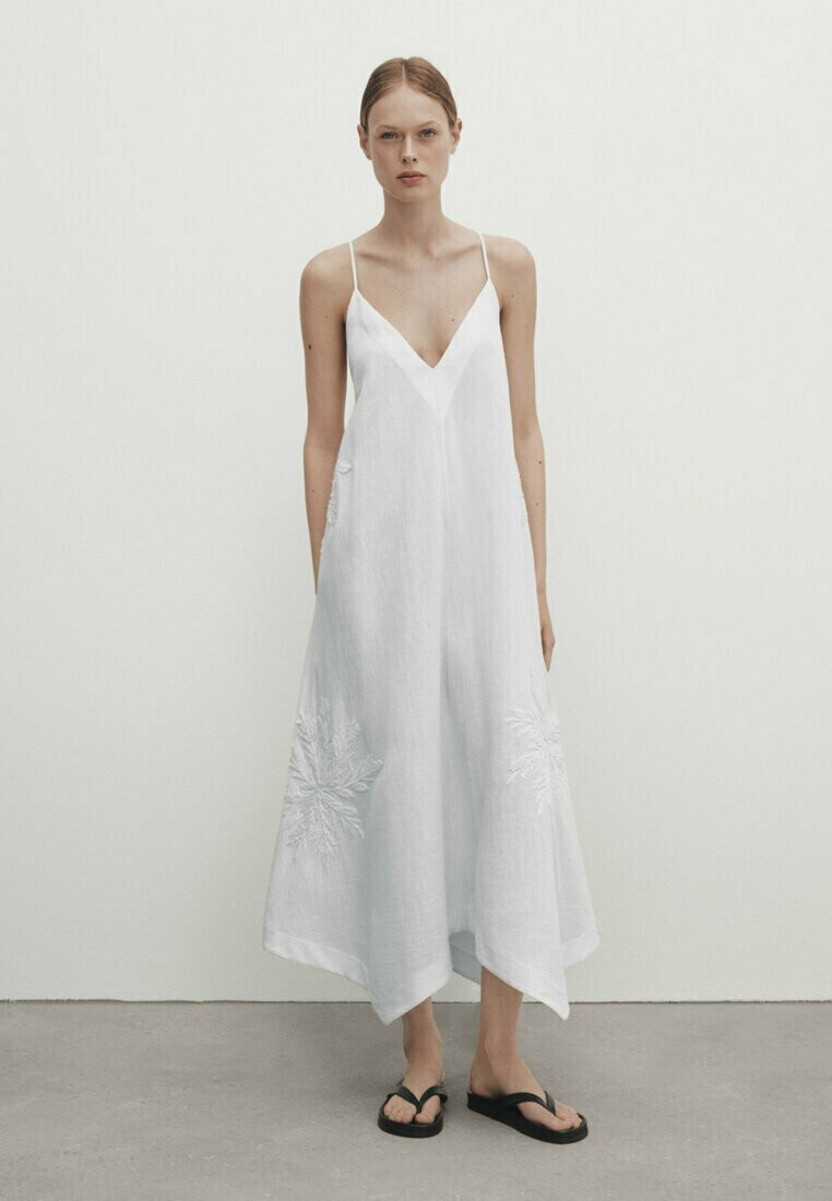 

Летнее платье Massimo Dutti, белый