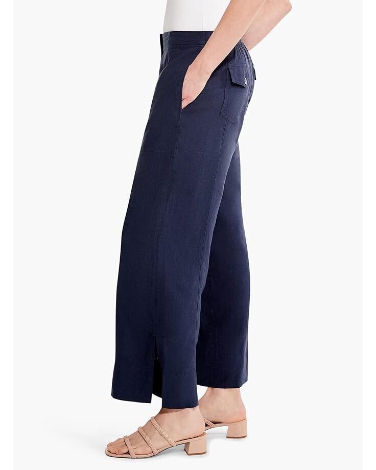 

Брюки NIC+ZOE Rumba Park Wide Leg Ankle Pants, цвет Dark Indigo