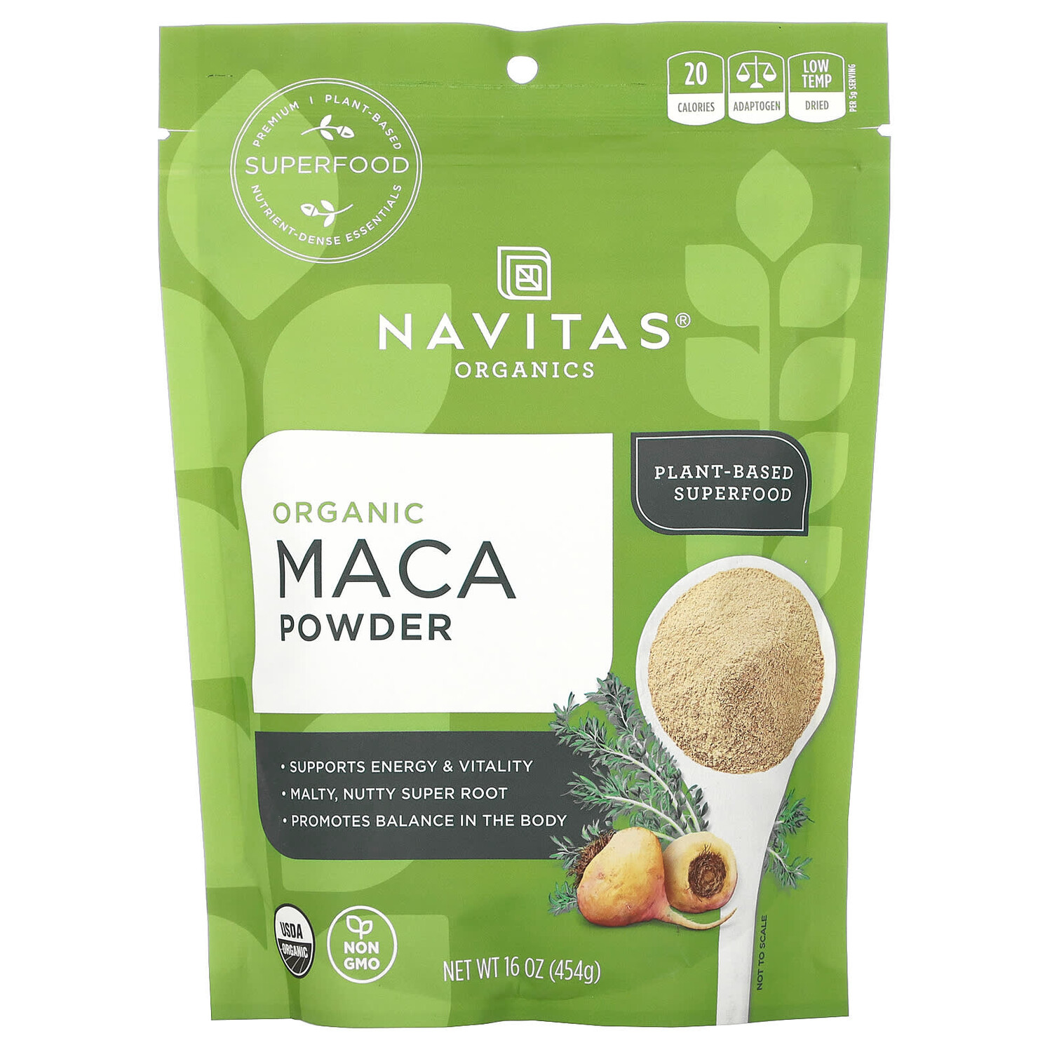 

Органический порошок маки, 454 г, Navitas Organics