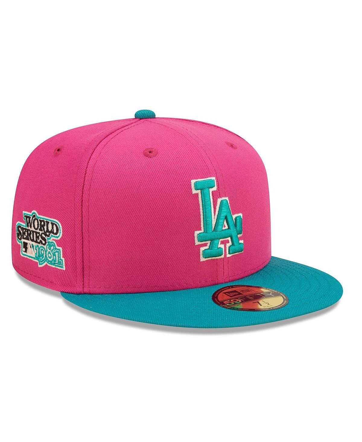 

Мужская розовая, зеленая приталенная шляпа Los Angeles Dodgers Cooperstown Collection 1981 World Series Passion Forest 59FIFTY New Era
