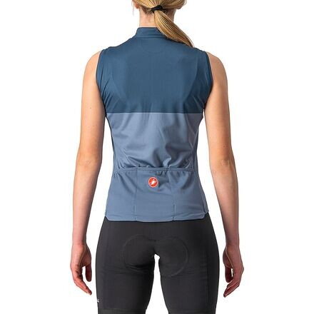 

Джерси без рукавов Velocissima женский Castelli, цвет Light Steel Blue/Moonlite Ocean