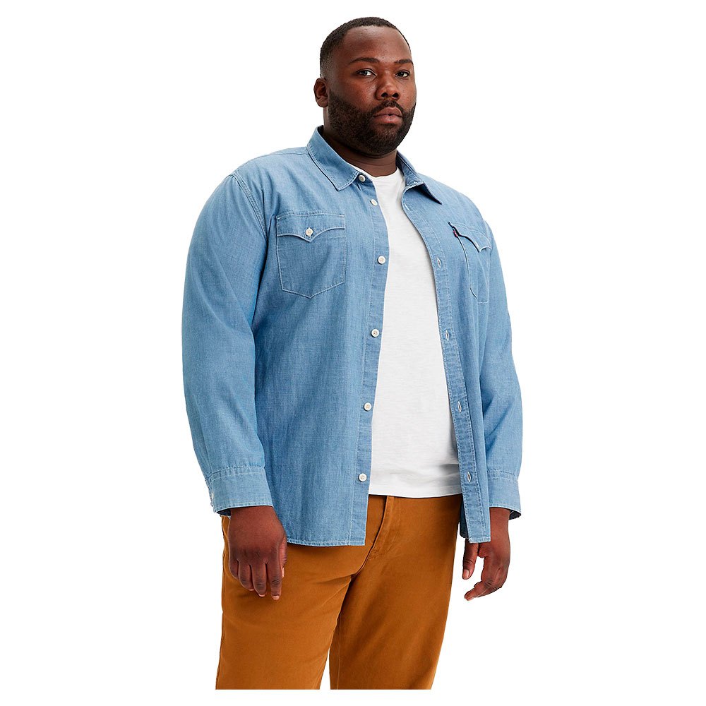 цена Рубашка Levi´s Big Relaxed Fit Western, синий