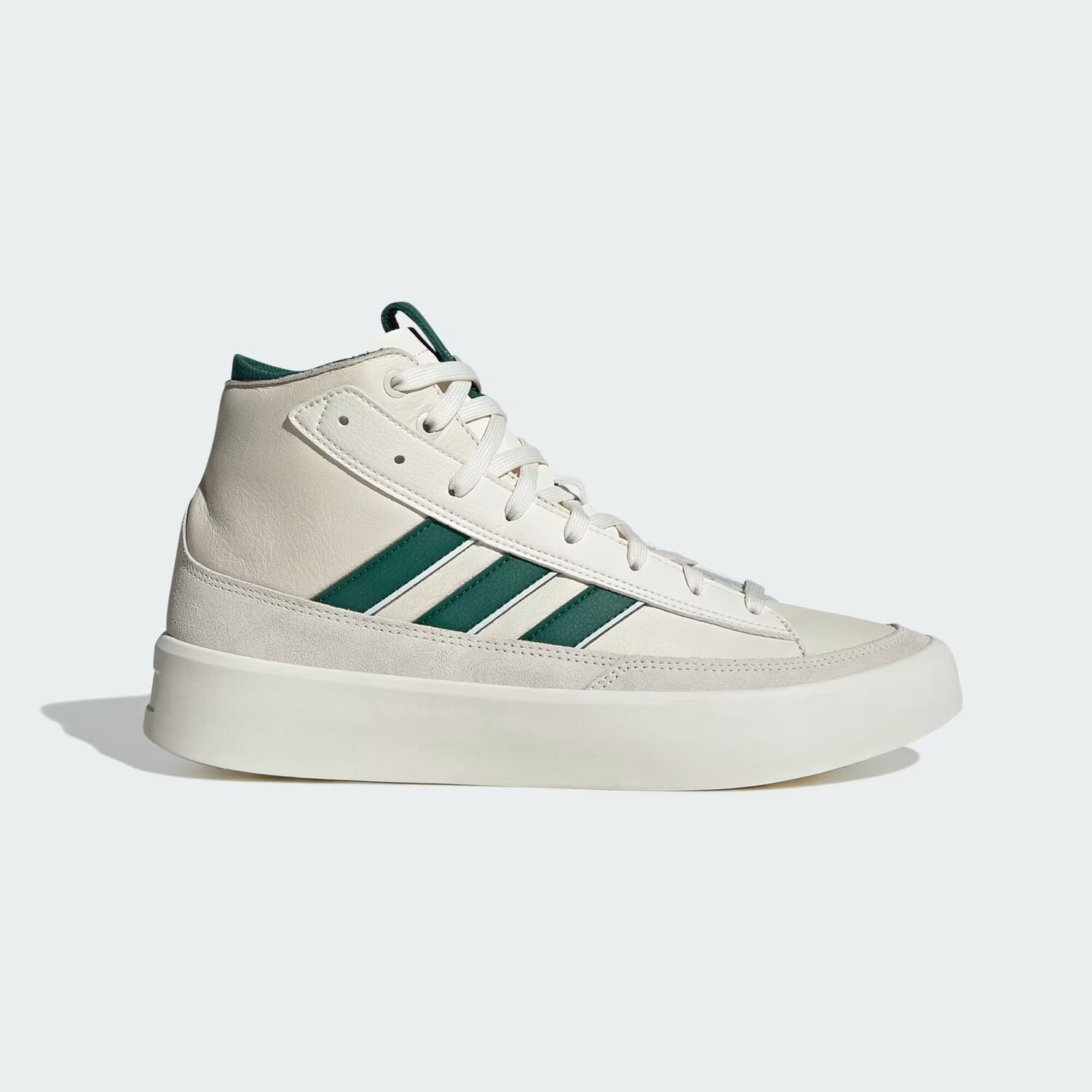 

ZNSORED Высокие туфли Adidas, цвет Off White/Collegiate Green/Crystal Jade