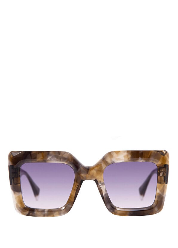 

Женские солнцезащитные очки vanguard leandra 6762 7 square green havana Gigi Studios